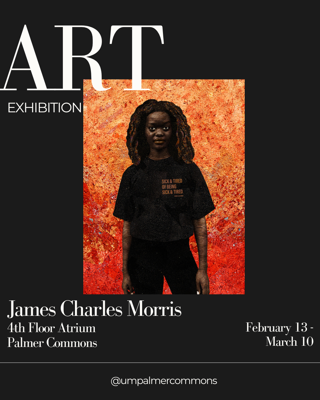 James Charles Morris Art Exhibition Poster